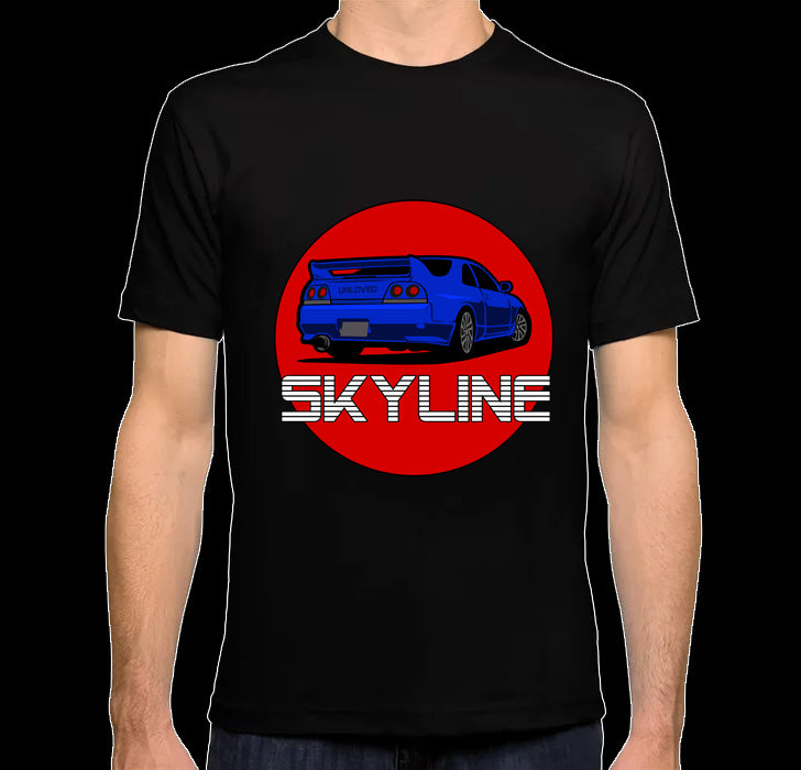 Nissan Skyline R33 Retro T Shirt