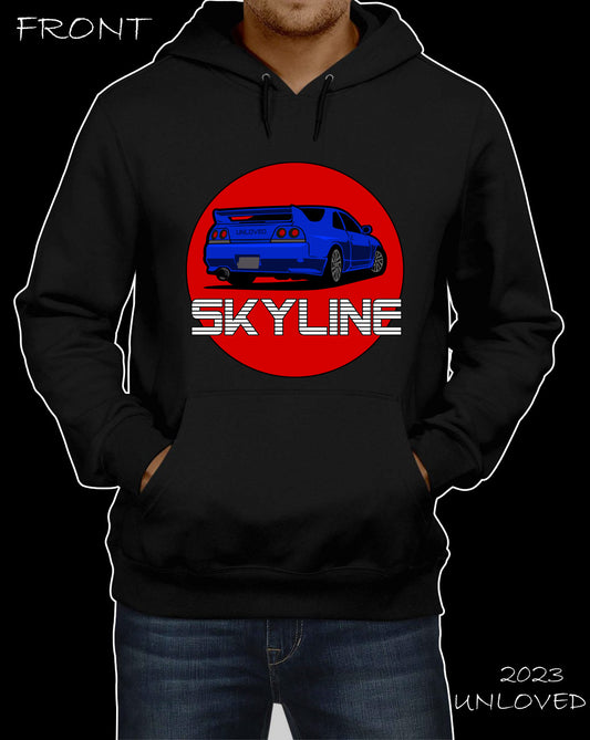 Nissan Skyline R33 Retro Hoodie